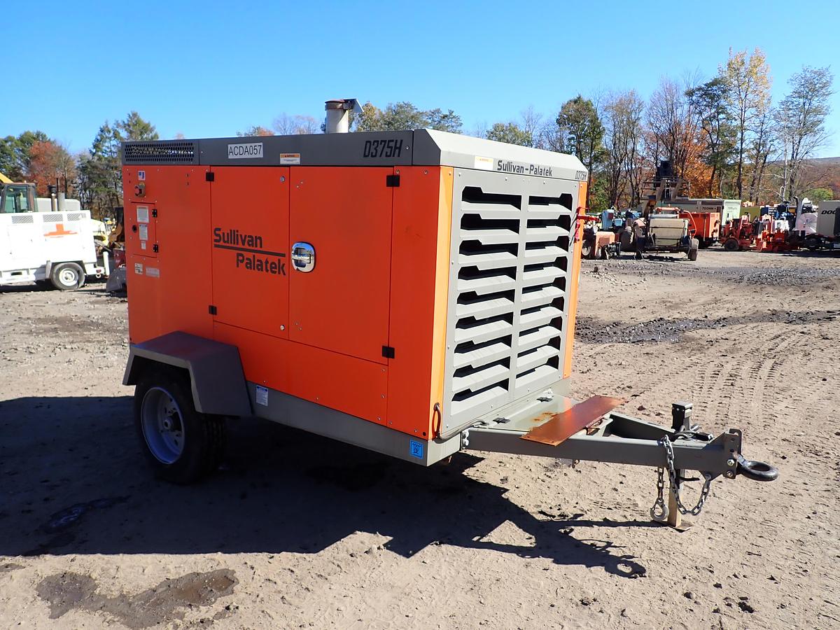 Used 2023 Sullivan Palatek D375PHJD4 375 CFM Air Compressor