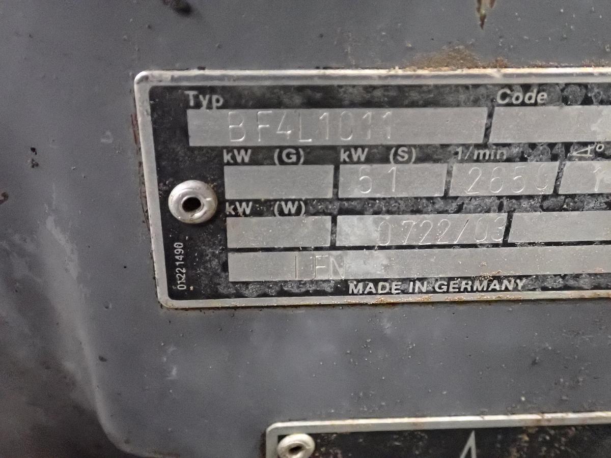 Used Deutz BF4L1011 Turbo Diesel Engine w/ CONTROL PANEL