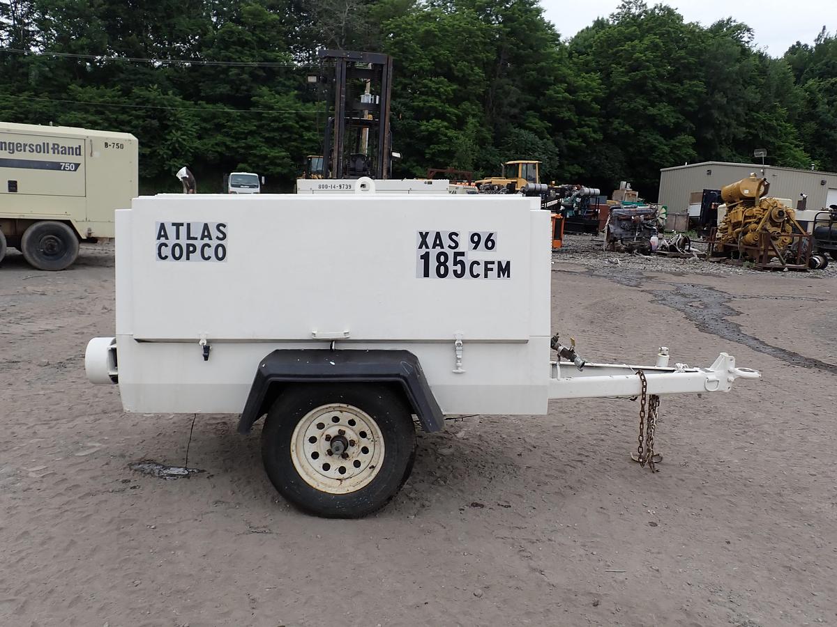 Used 2001 Atlas Copco XAS96 185 CFM Air Compressor