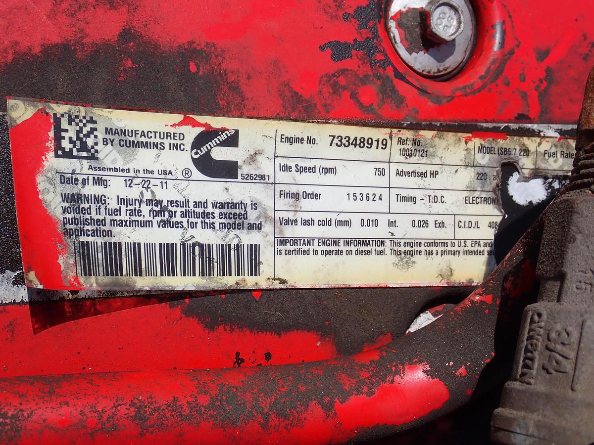 Used 2011 Cummins ISB 220 Diesel Truck Engine CM2250 CPL 3071