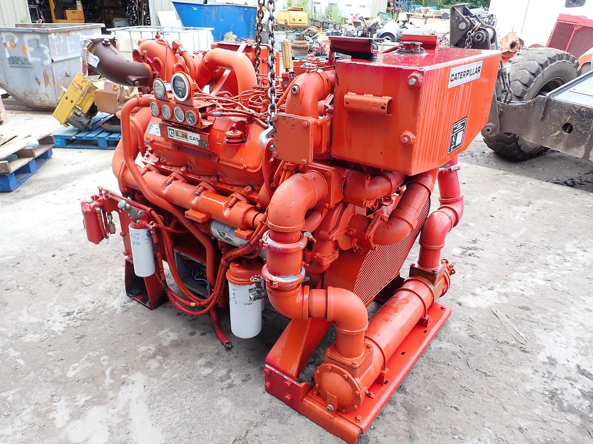 Used CAT 3408 Marine Diesel Engine LOW HOURS!