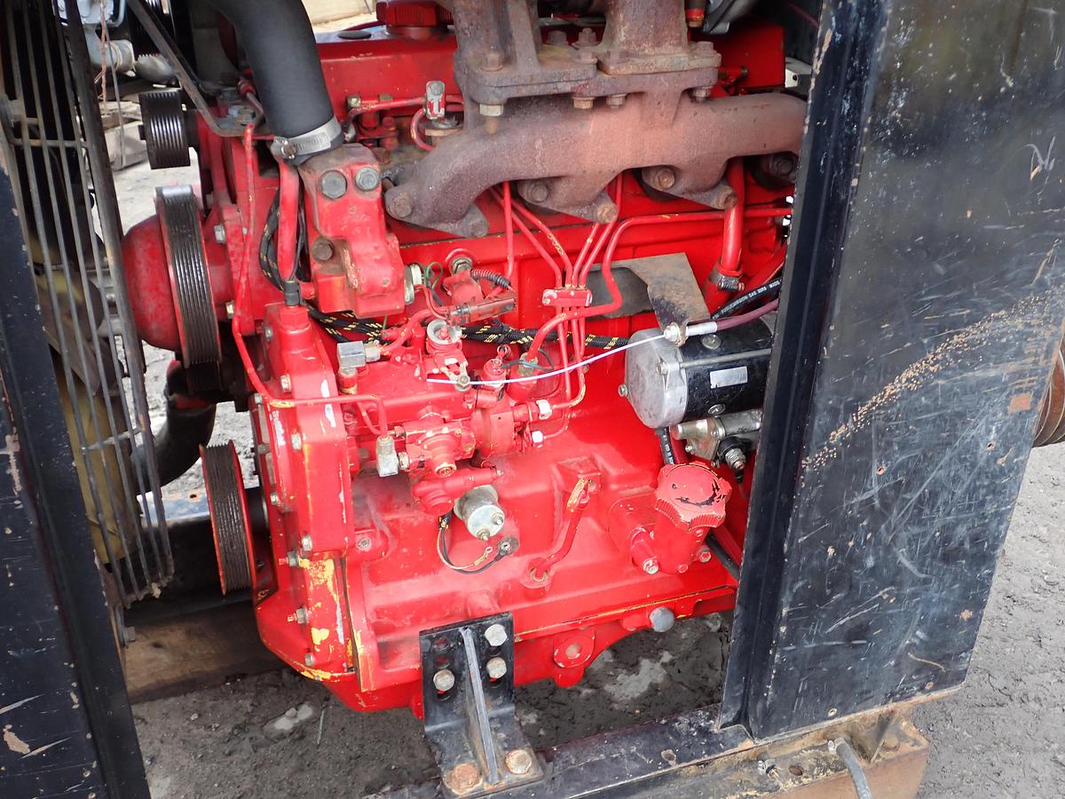 Used 1999 John Deere 4045TF250 Diesel Engine POWER UNIT w/ PTO CLUTCH