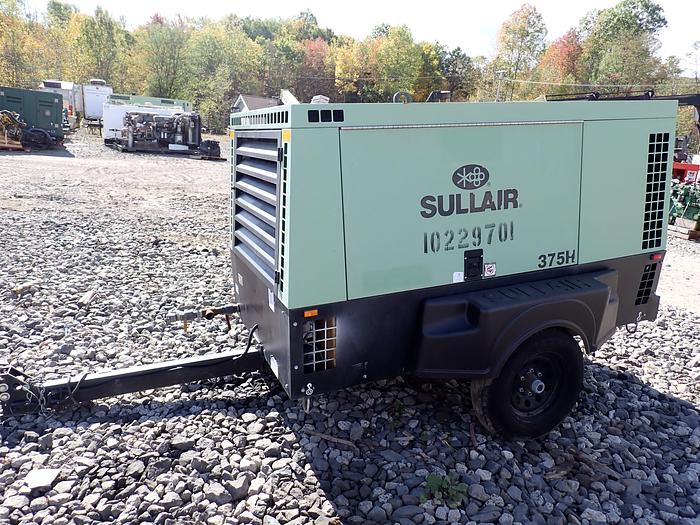Used 2018 Sullair 375DH/DPQ 375 CFM Air Compressor 150 PSI!