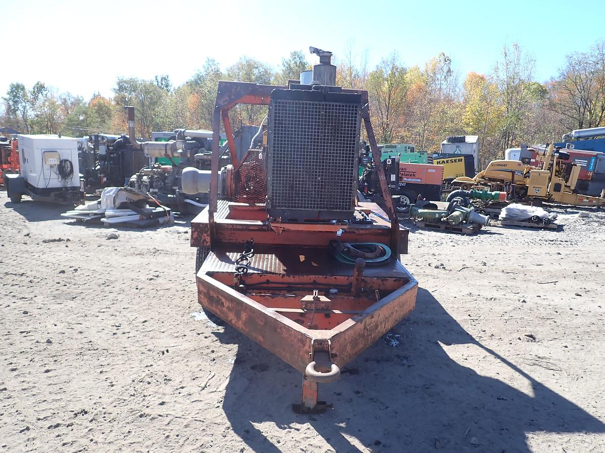 Used Godwin DPC300 12" Water Pump TRAILER MOUNTED