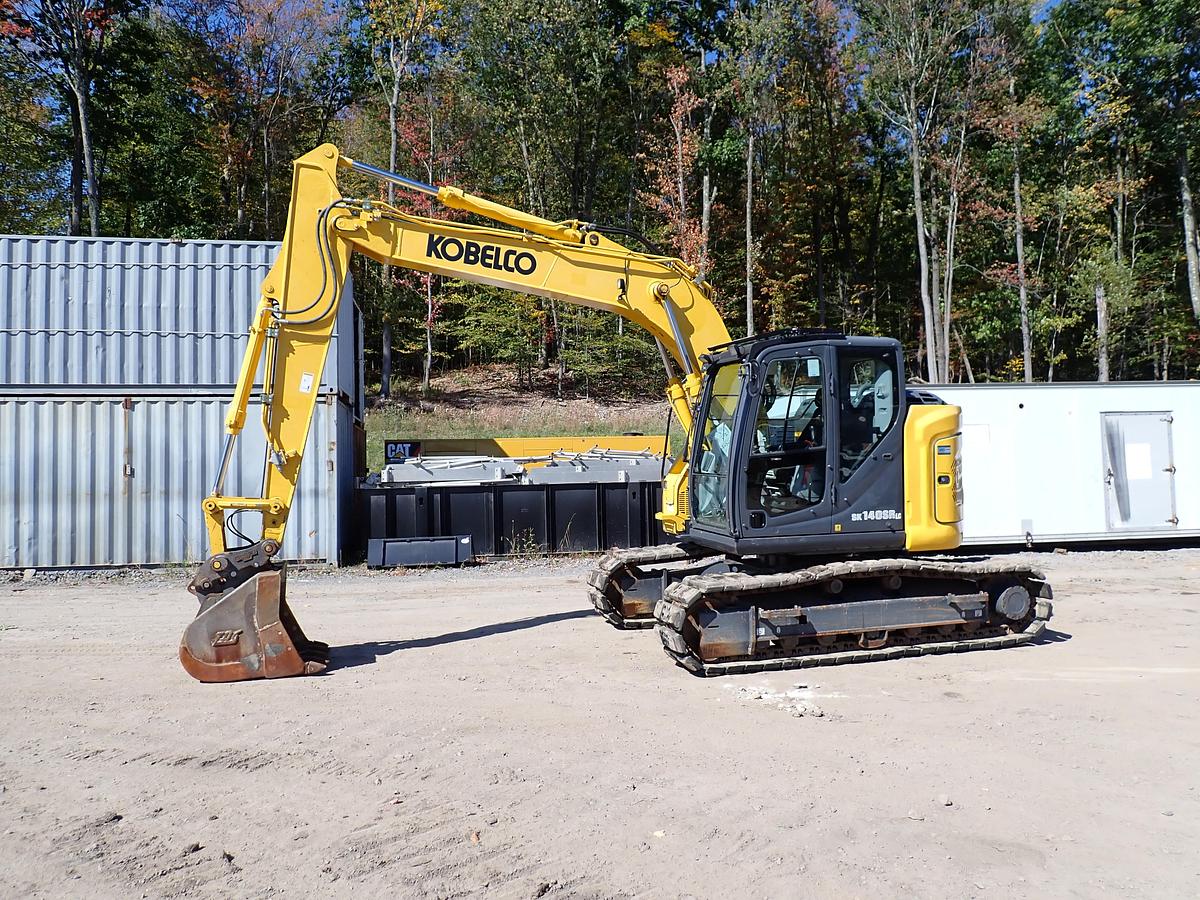 Used 2022 Kobelco SK140SRLC-7 Hydraulic Excavator SUPER CLEAN!