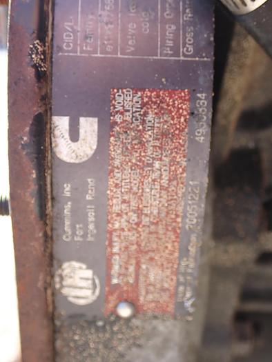 Used 2005 Cummins 6CTA 8.3 Diesel Engine CPL 8185