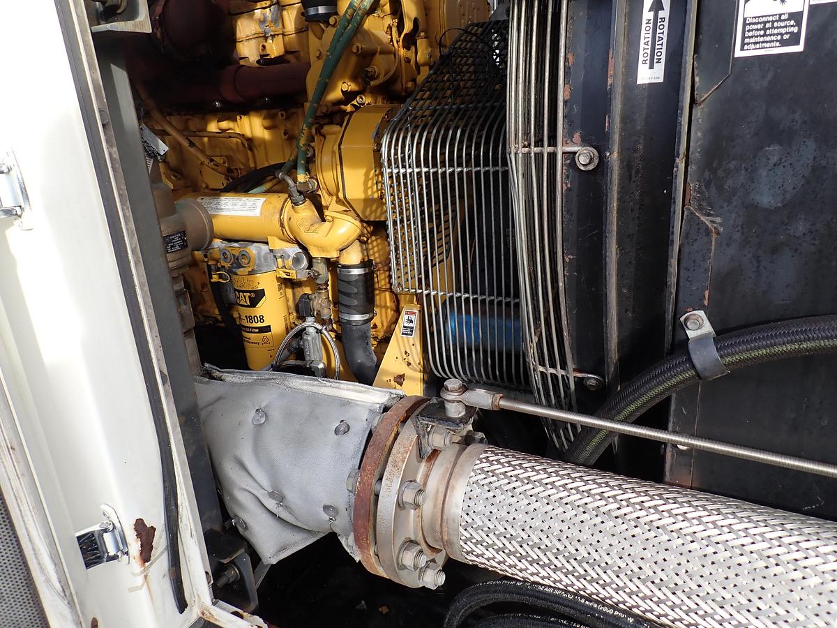Used 2004 Sullair DE18 1550 CFM Oil Free Air Compressor CAT C16 5281 HRS