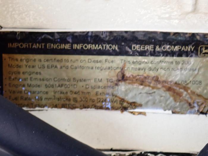 Used 2002 John Deere 6081AF001