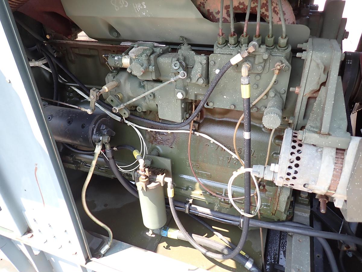 Used 1990 Libby MEP007B 100 KW Diesel Generator GOV'T SURPLUS