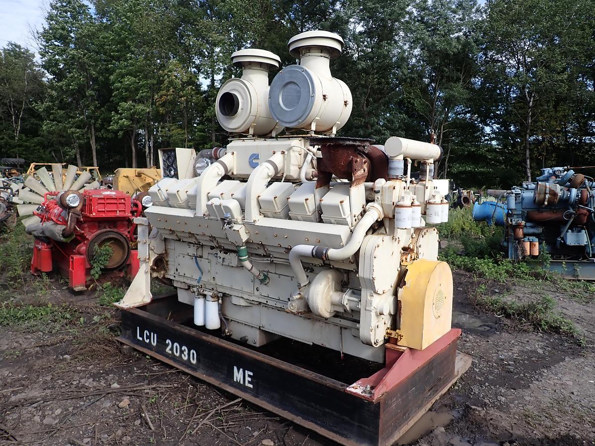 Used 1990 Cummins KTA50-M Marine Diesel Engine CPL 977