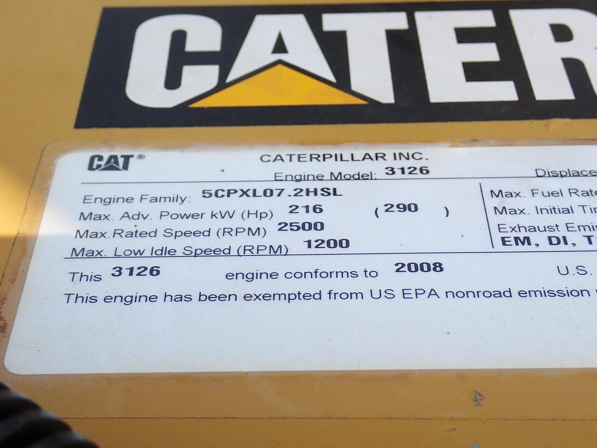 Used 2008 CAT 3126B Diesel Engine AR 211-9442
