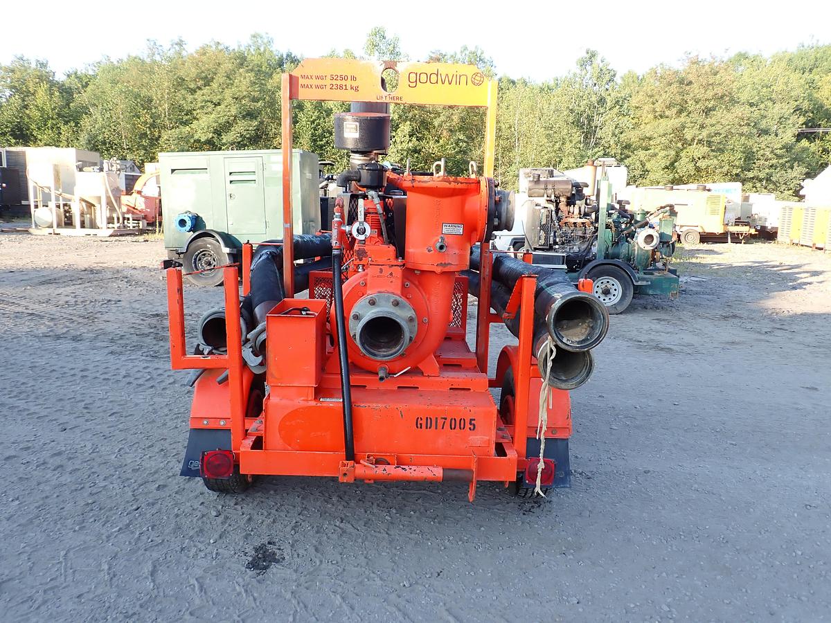 Used 2017 Godwin CD150M 6" Water Pump JOHN DEERE DIESEL
