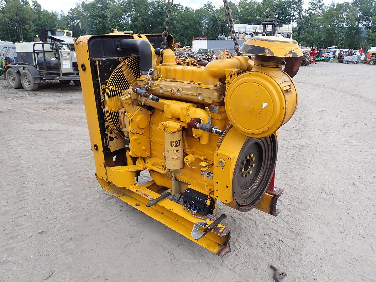 Used CAT 3304 PC Turbo Diesel Engine Power Unit 1418 HOURS