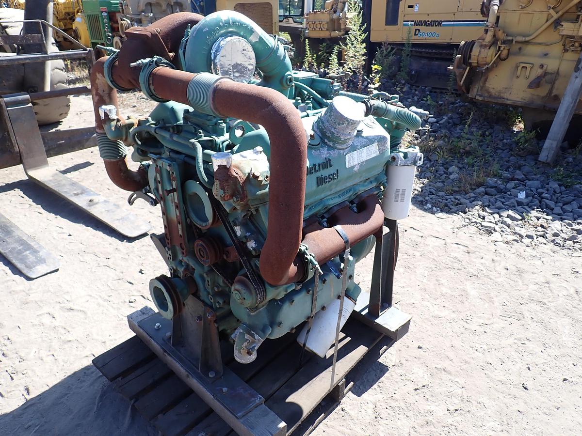 Used Detroit Diesel 6V53T Turbo Engine 5063-539X 300 HP!