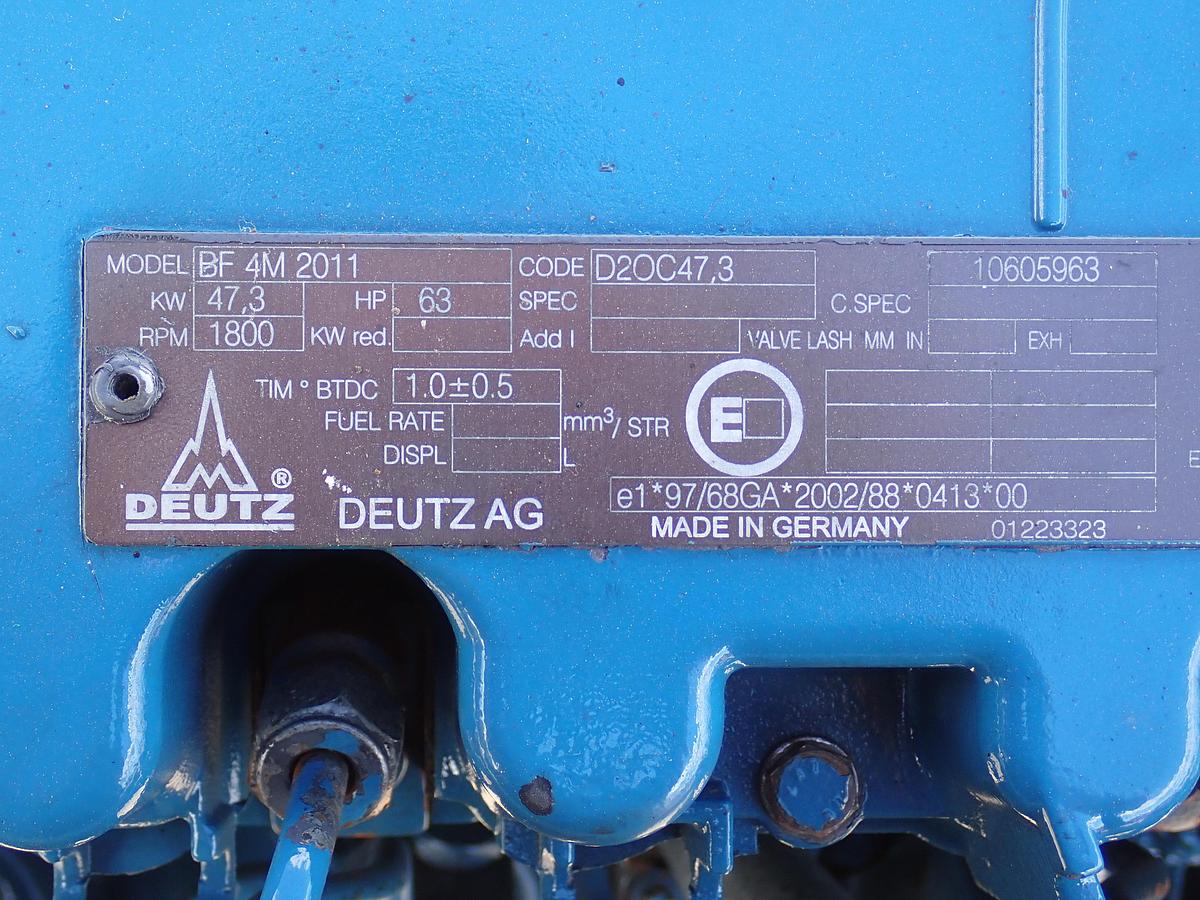 Used Deutz BF4M2011 Turbo Diesel Engine