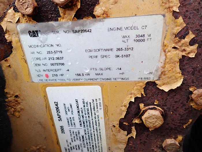 Used 2005 CAT C7