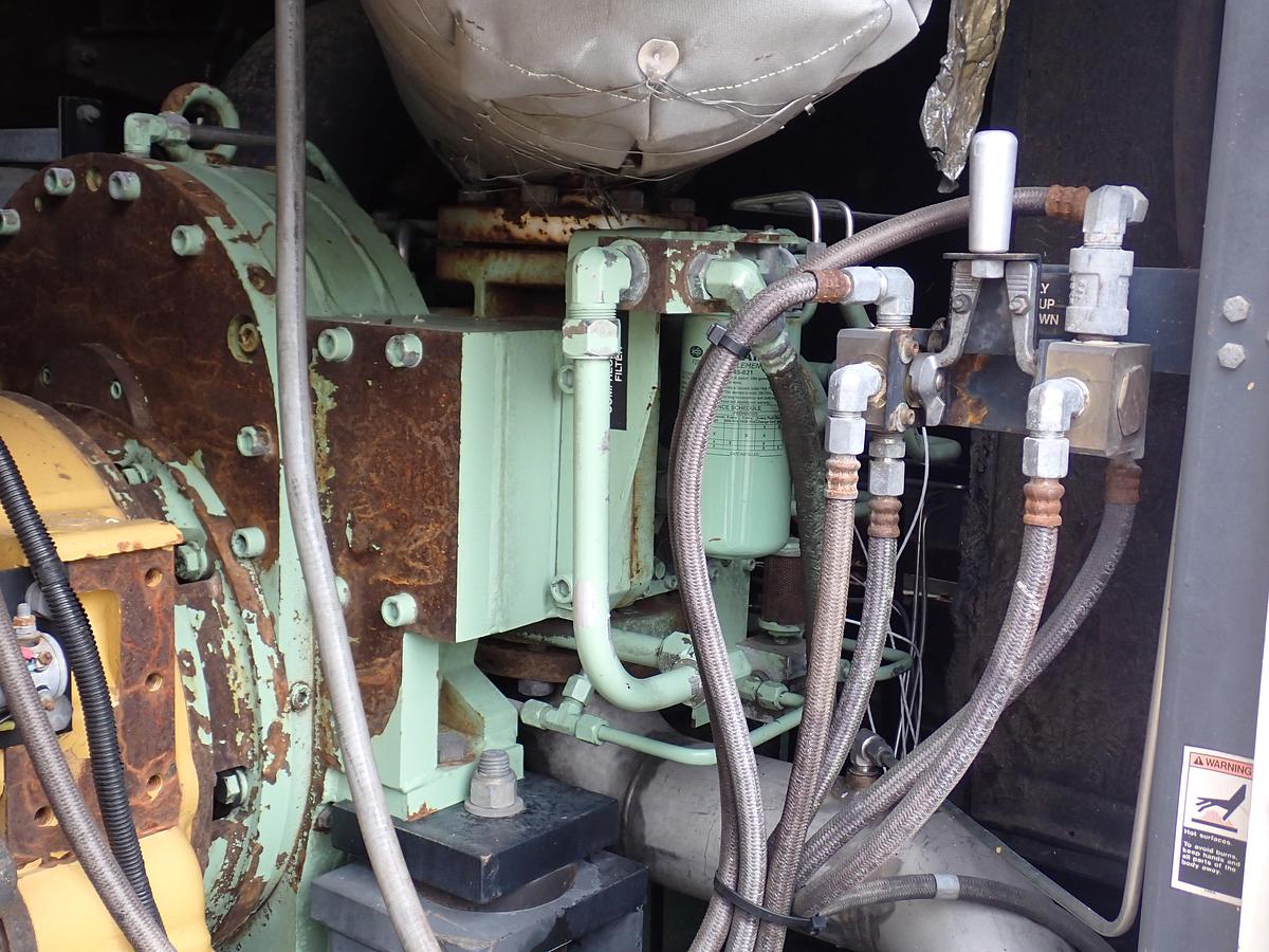 Used 2003 Sullair DE18 1550 CFM Oil Free Air Compressor CAT C16 8716 HRS