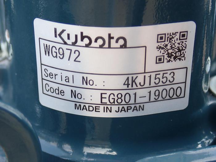 2019 Kubota WG972-GL-ET Gas Engine 