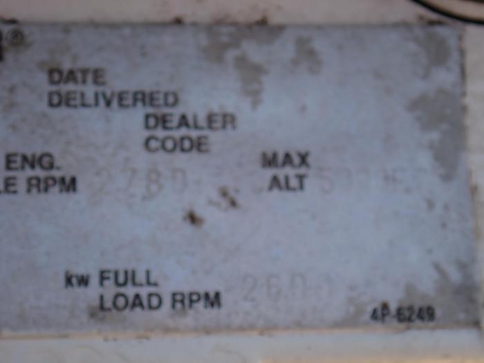 Used CAT 3054 Diesel Engine Power Unit A/R 6I-2220