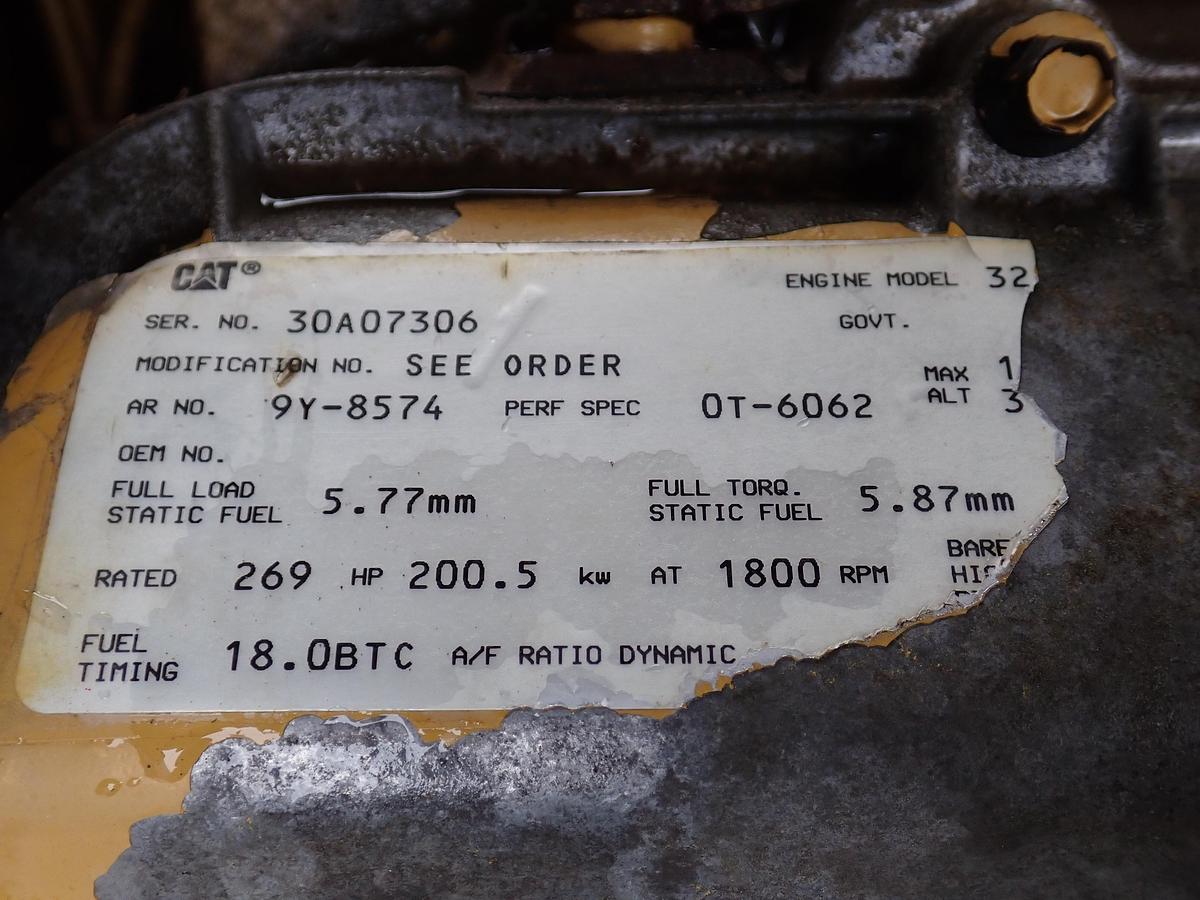 Used 1999 CAT SR4B 175 KW Generator Set