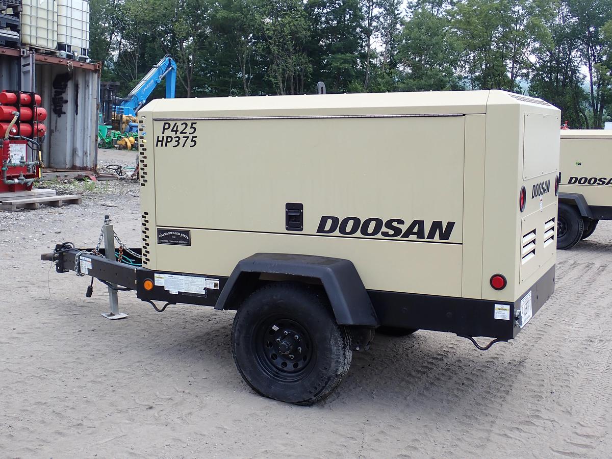 Used 2023 Doosan P425/HP375 Air Compressor 409 HOURS!