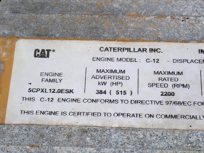 Used 2005 CAT C12 Industrial Power Unit A/R 212-3802