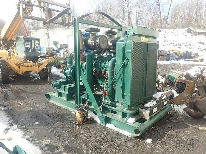 Used Gorman Rupp RP6D60 8x6 High Pressure Water Pump DEUTZ V8 VIDEO! Irrigation