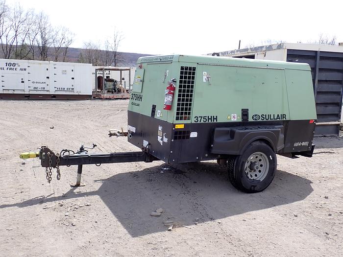 Used 2018 Sullair 375HHAFDPQJD3 Air Compressor 200 PSI Aftercooled!