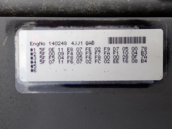 Used 2012 Isuzu 4JJ1 Diesel Engine