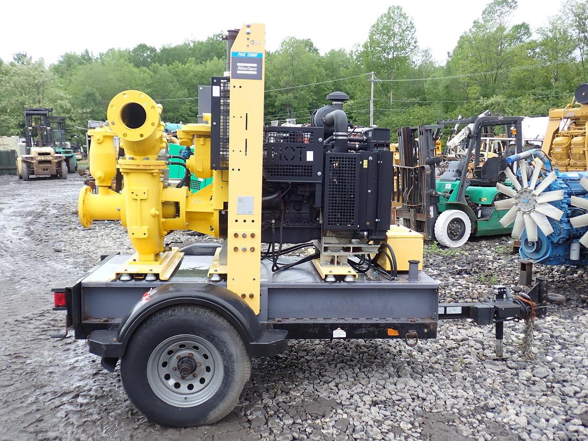 Used 2018 Atlas Copco PAS150 HF Water Pump SIX ORIGINAL HOURS!
