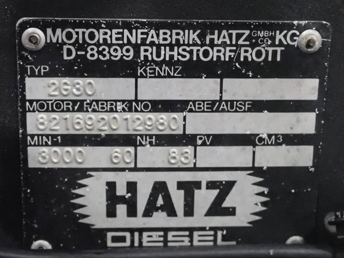Used Hatz 2G30 Diesel Engine