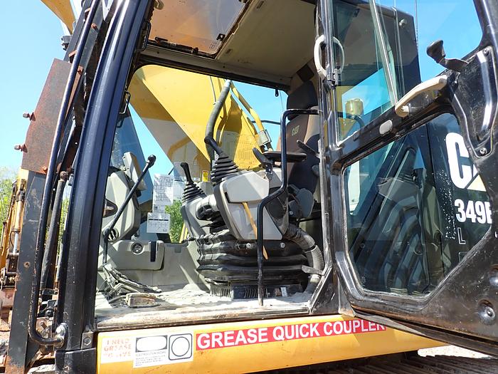 Used 2013 CAT 349EL Hydraulic Excavator Q/C & HAMMER LINES