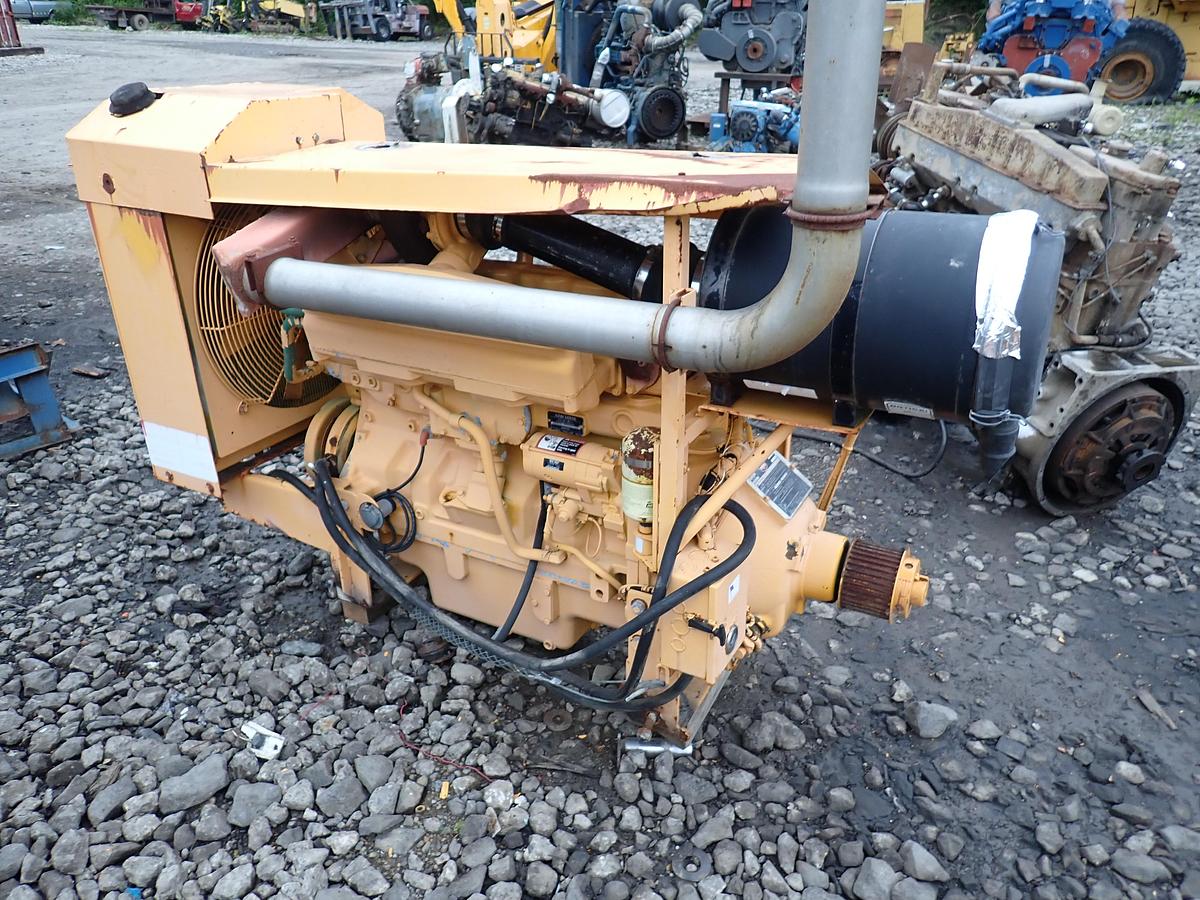 Used John Deere 6081AF001 Diesel Engine Power Unit W/ PTO CLUTCH!