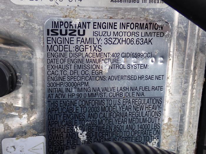 Used 2003 GMC Duramax LB7 300 HP Diesel Engine & Transmission