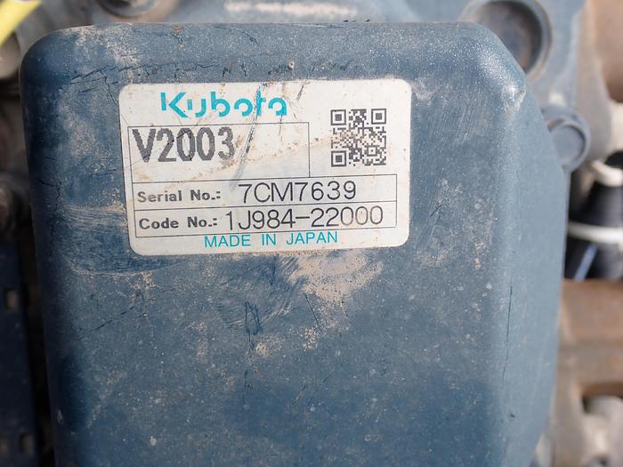 Used 2012 Kubota V2003 Diesel Power Unit