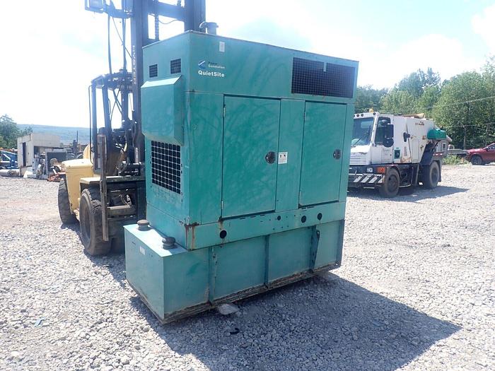 Used 2005 Cummins DGCA 50 KW Generator Genset LOW HOURS! 4BTA Diesel 1ph Standby