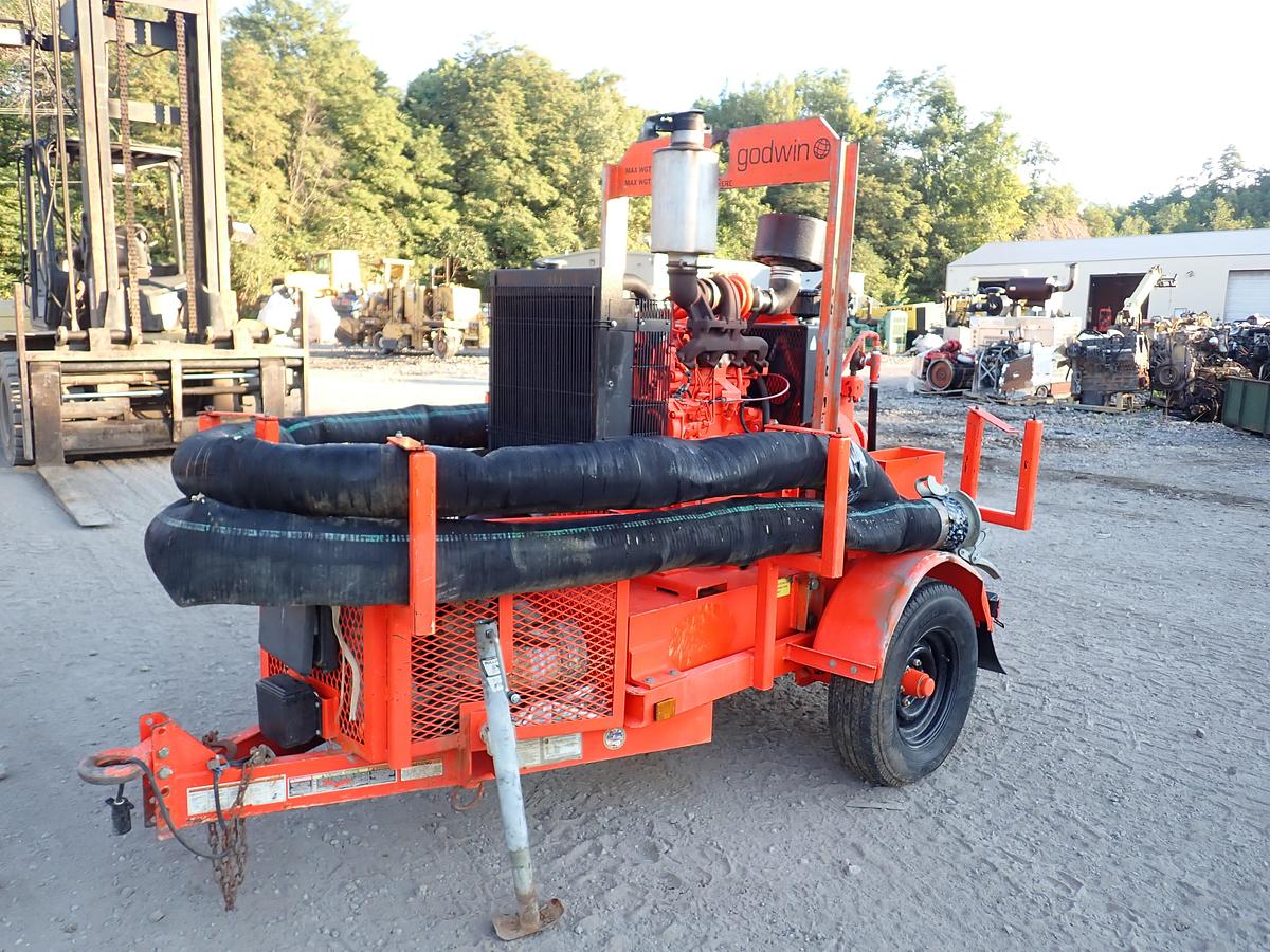 Used 2017 Godwin CD150M 6" Water Pump JOHN DEERE DIESEL 