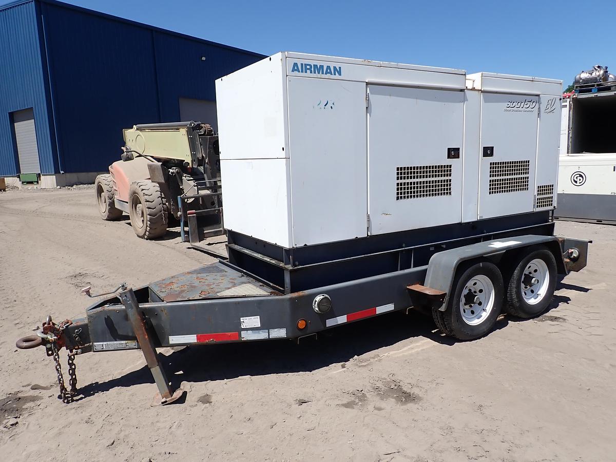 Used Airman SDG150 150 KVA Mobile Generator