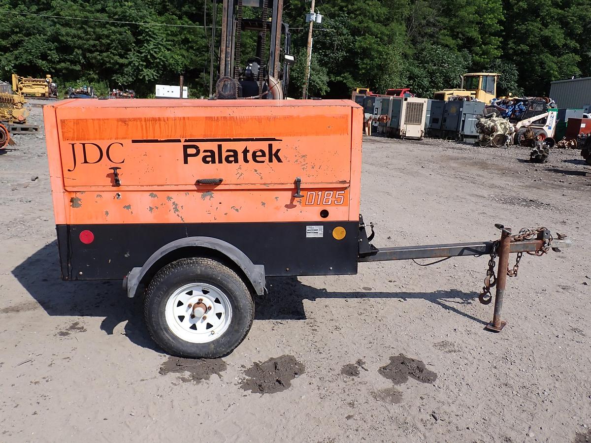Used Sullivan Palatek DF185P3IZ 185 CFM Air Compressor ISUZU DIESEL