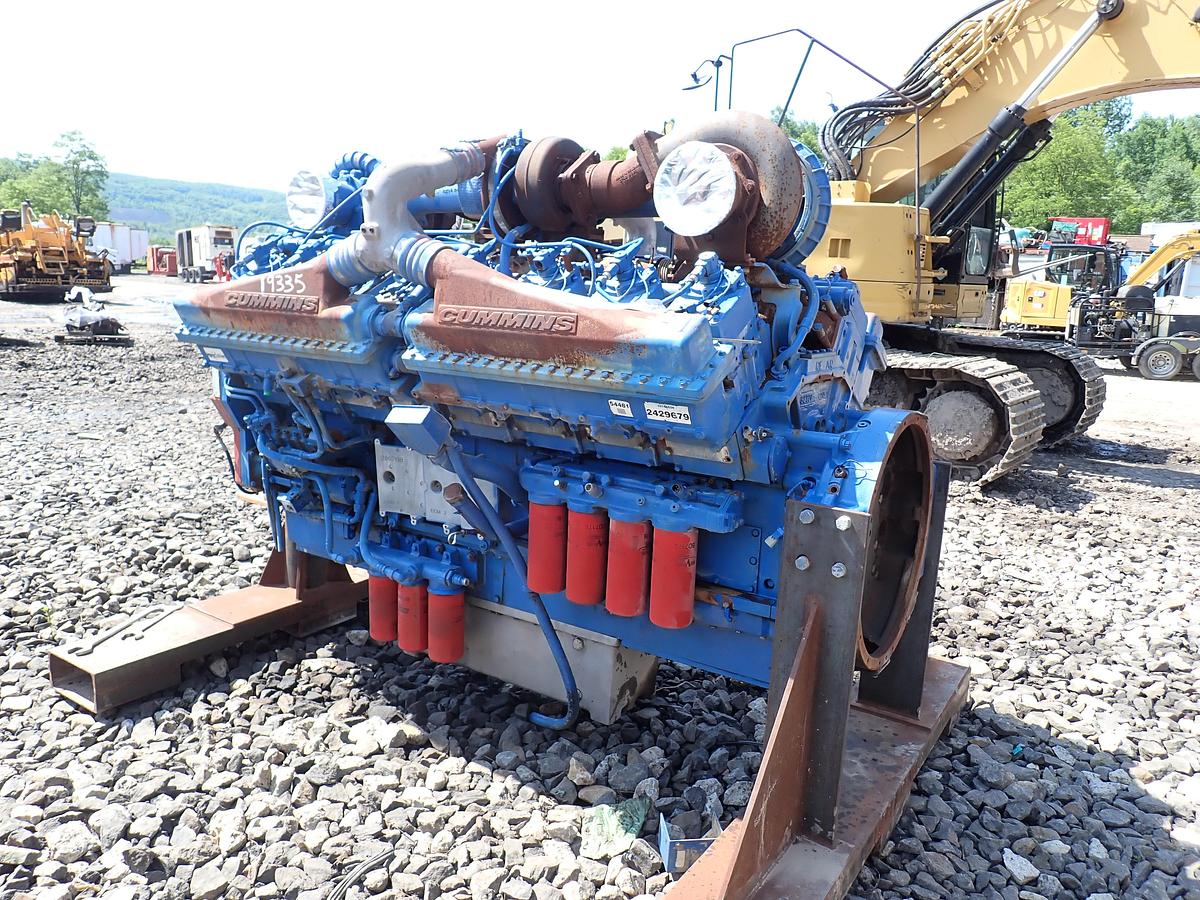 Used 2015 Cummins QSK50 Diesel Engine 2250 HP CPL 3300