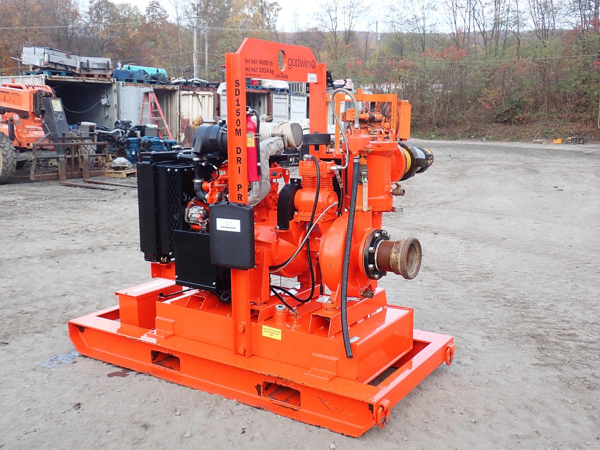 Used 2023 Godwin SD150M 6" Water Pump 118 HOURS!