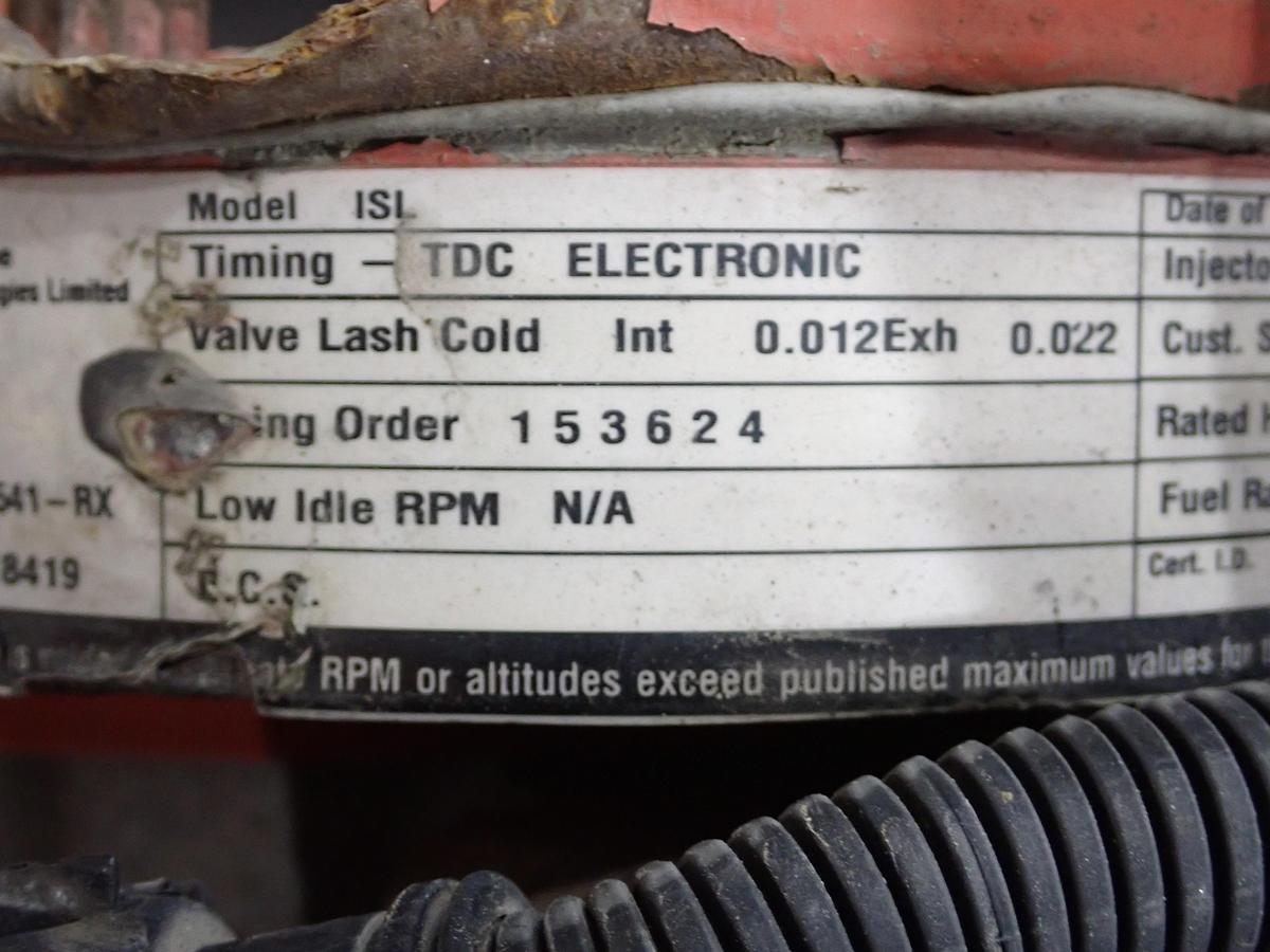 Used 2009 Cummins ISL 280 Diesel Truck Engine 