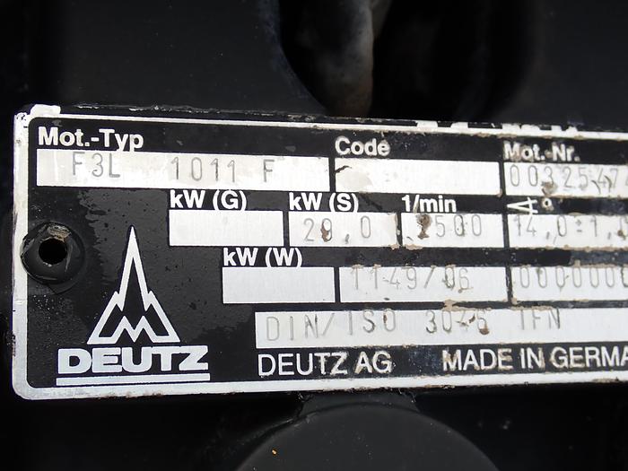 Used DEUTZ F3L1011F Diesel Engine
