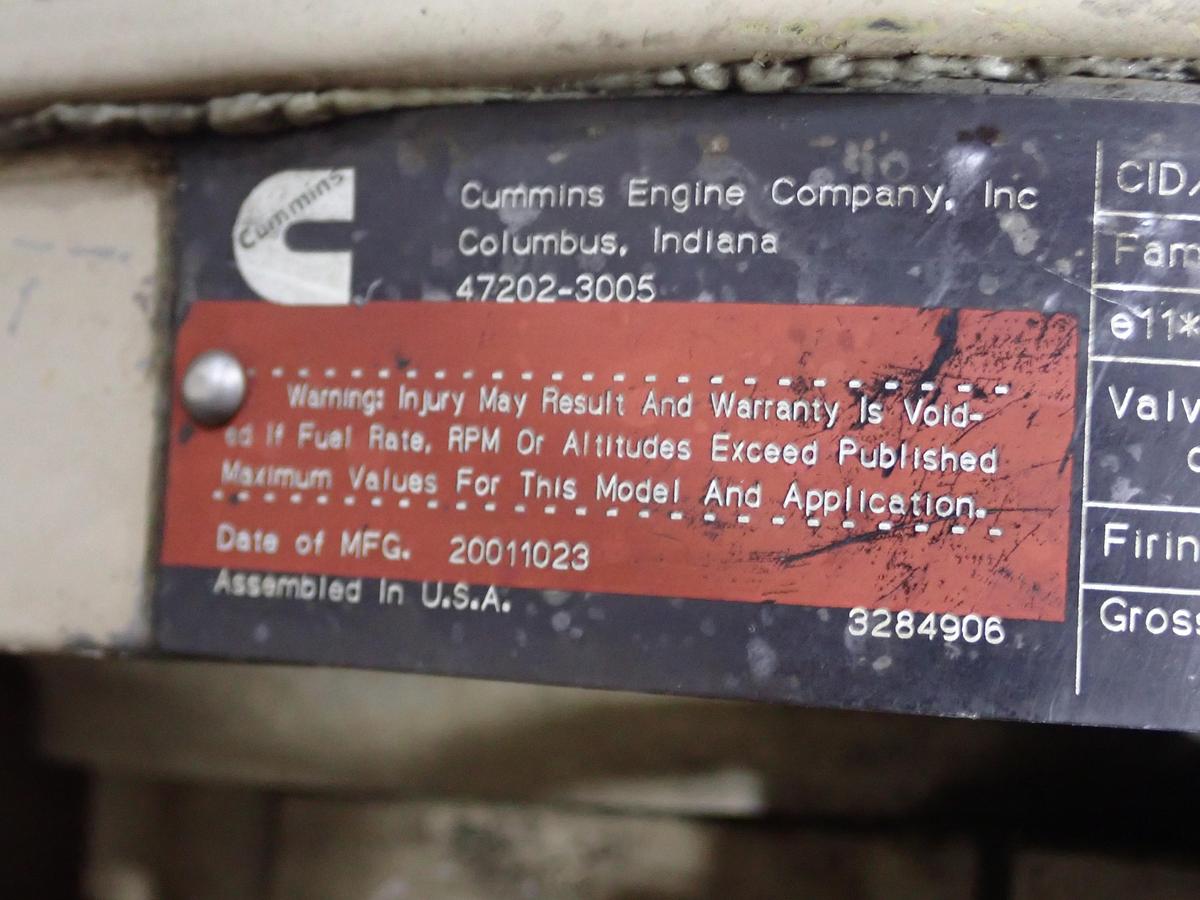 Used 2000 Cummins 6CTA 8.3