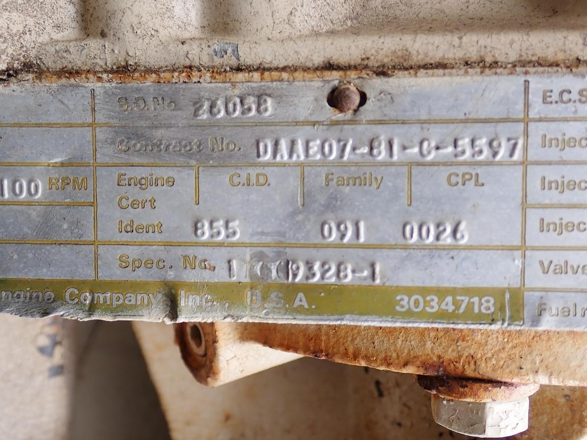 Used 1984 Cummins NHC250