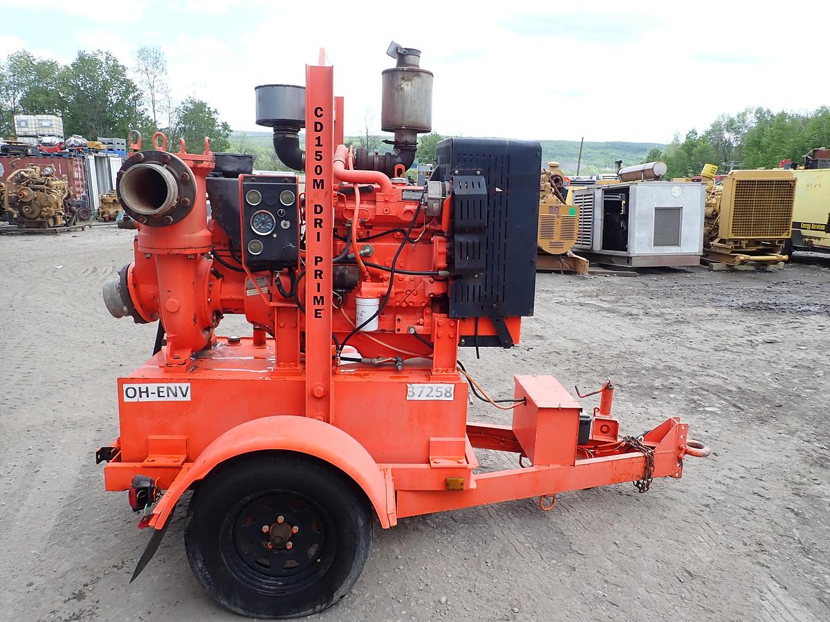 Used 2014 Godwin CD150M 6" Water Pump JOHN DEERE DIESEL