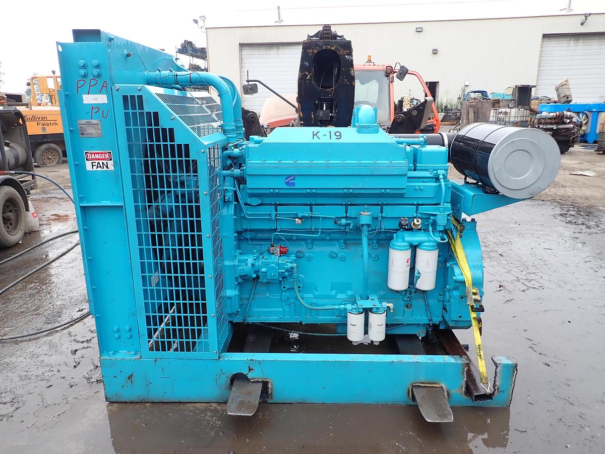 Used 1992 Cummins KTA19-G3 Diesel Engine POWER UNIT 87 HOURS!