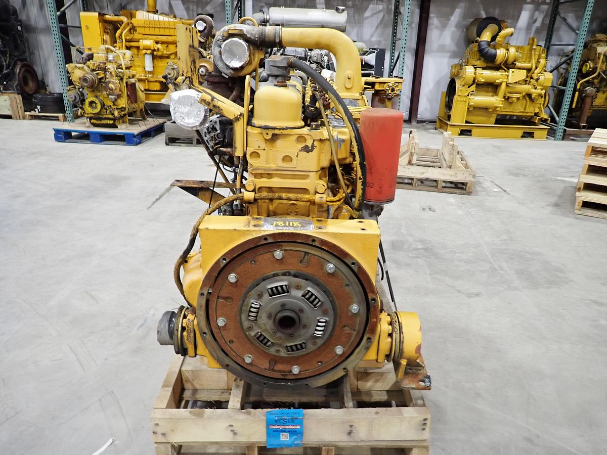 Used Komatsu S6D105-1 Diesel Engine SUPER CLEAN!