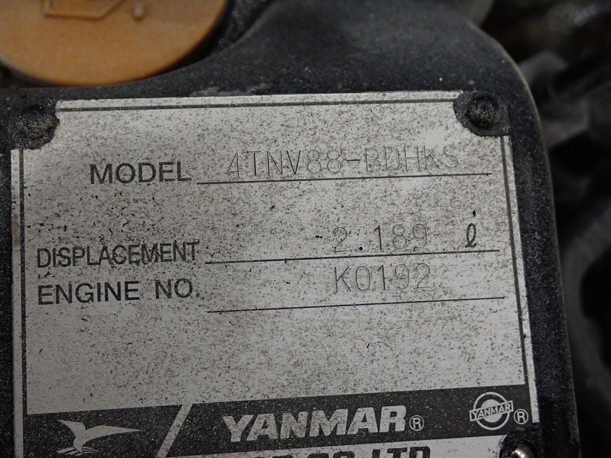 Used 2012 Yanmar 4TNV88-BDHKS Diesel Engine