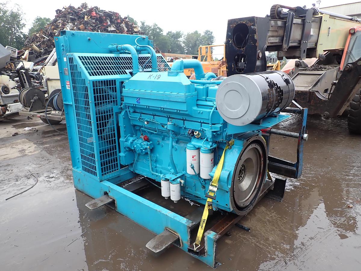 Used 1992 Cummins KTA19-G3 Diesel Engine POWER UNIT 87 HOURS!
